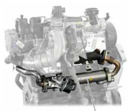 Cooler for exhaust gas recirculation