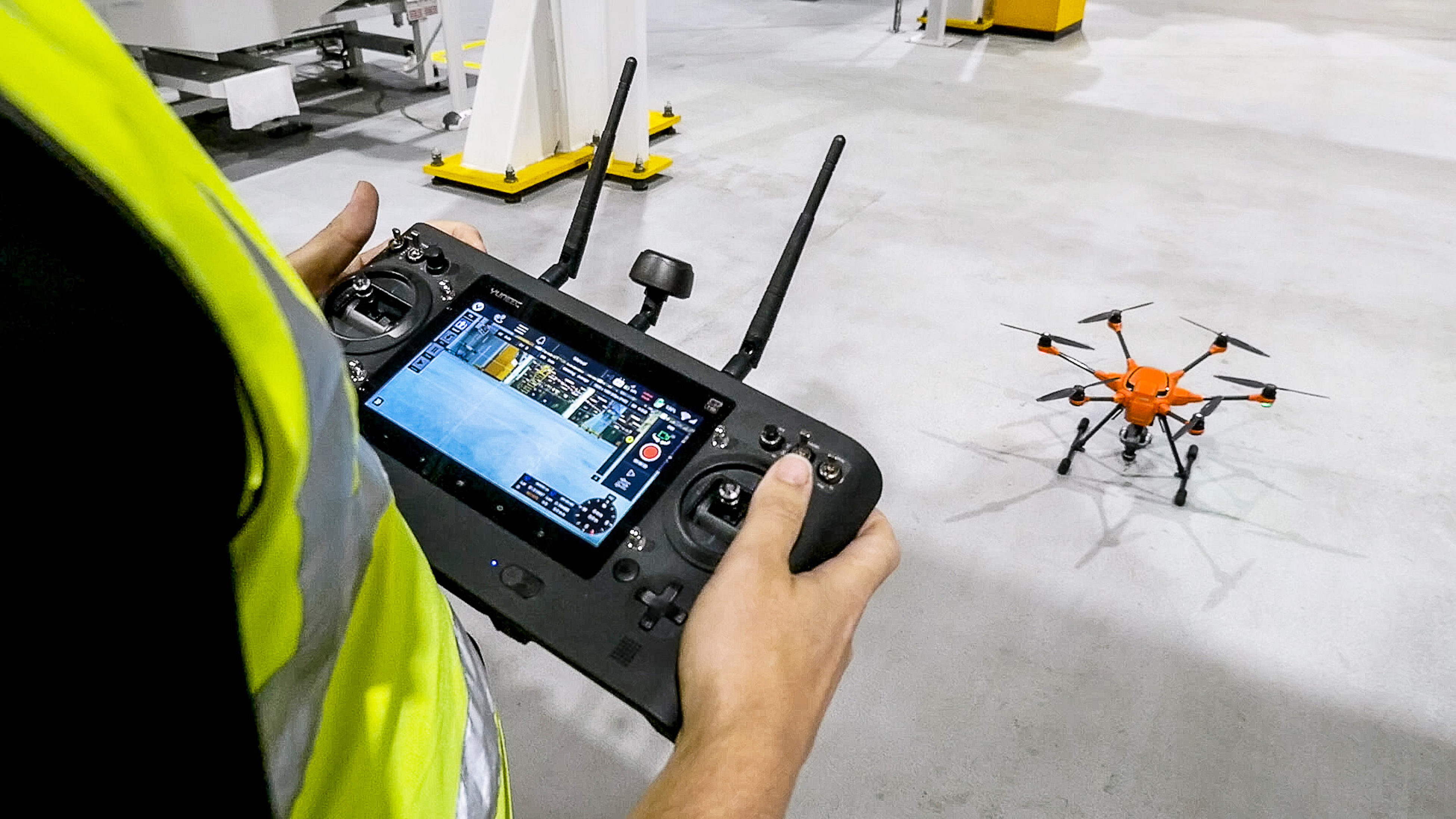 Ford inspection drones keeping engine plant workers safely grounded